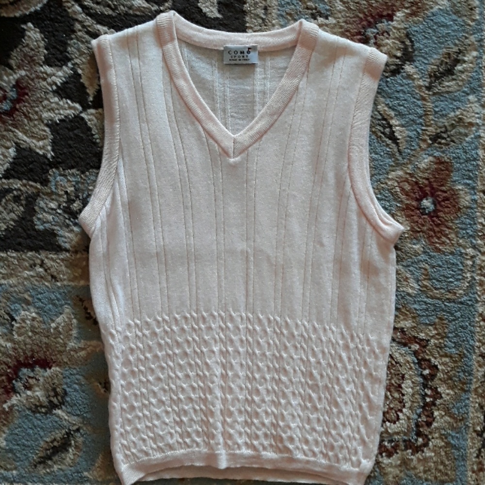 Made in Italy 100% wool sleeveless top